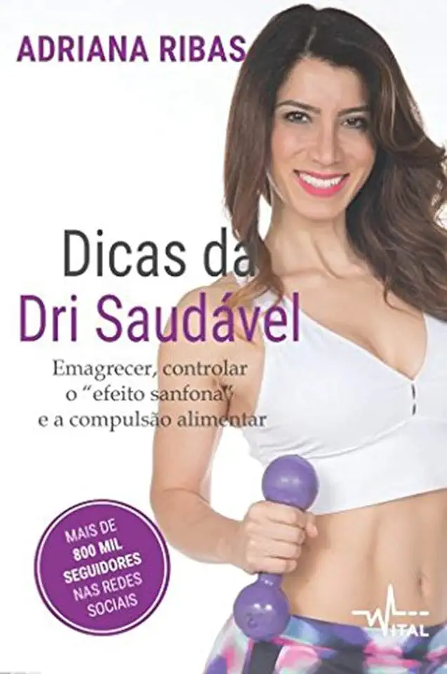 Capa do Livro Dicas da Dri Saudável - Adriana Ribas