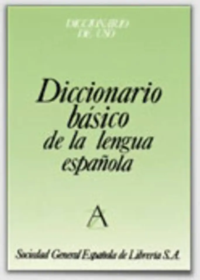 Capa do Livro Diccionario Básico de La Lengua Española - Sociedad General Española de Librería