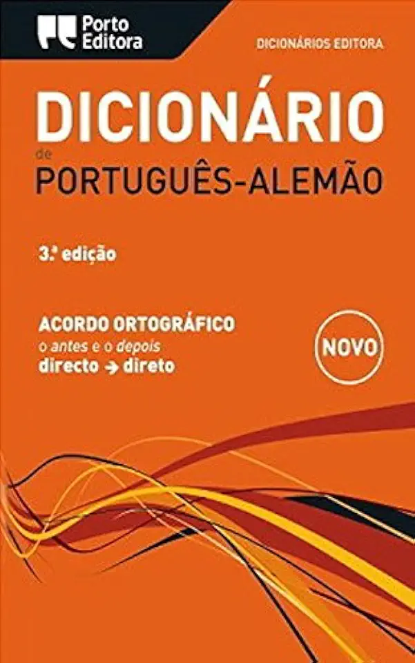 Capa do Livro Dicionário Alemão Português - Porto Editora