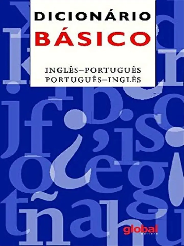 Capa do Livro Dicionário Básico Inglês–Português, Português–Inglês - Editora, Global (Instituição)