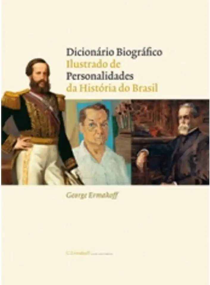 Capa do Livro Dicionário Biográfico - 2 Volumes - Enciclopédia Abril