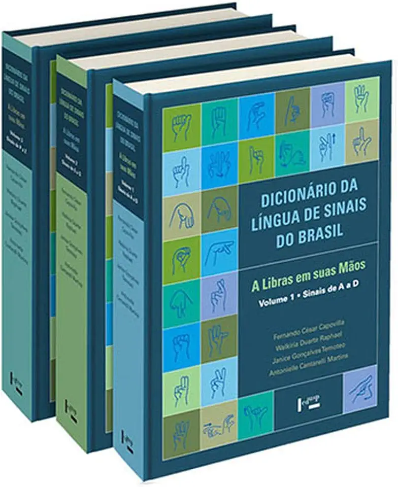 Capa do Livro Dicionario Da Lingua De Sinais Do Brasil - Varios