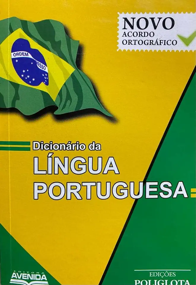 Capa do Livro Dicionário da Lingua Portuguesa - Edições Poliglota