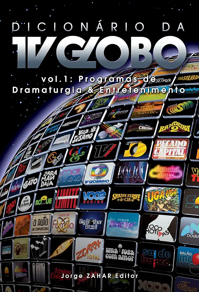 Capa do Livro Dicionario da Tv Globo - Vários Autores