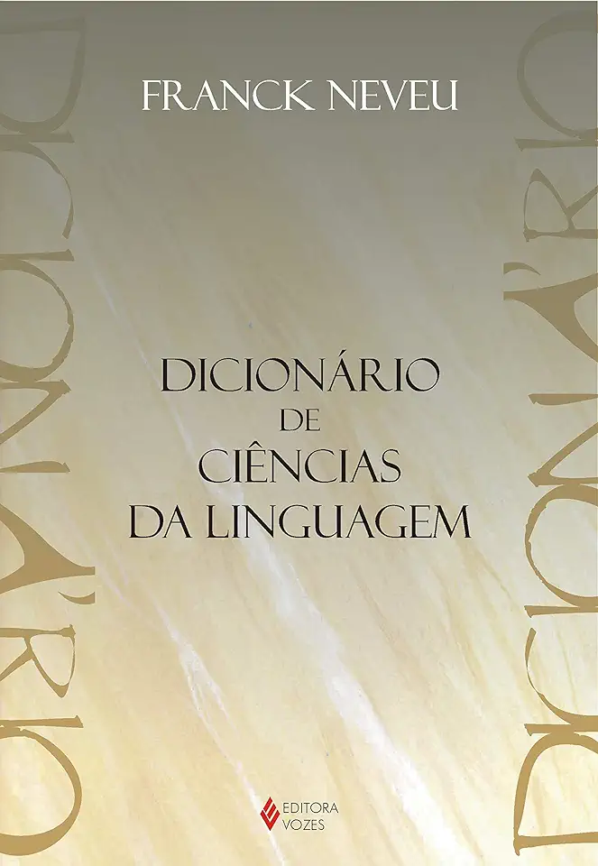 Capa do Livro Dicionário de Ciências da Linguagem - Franck Neveu