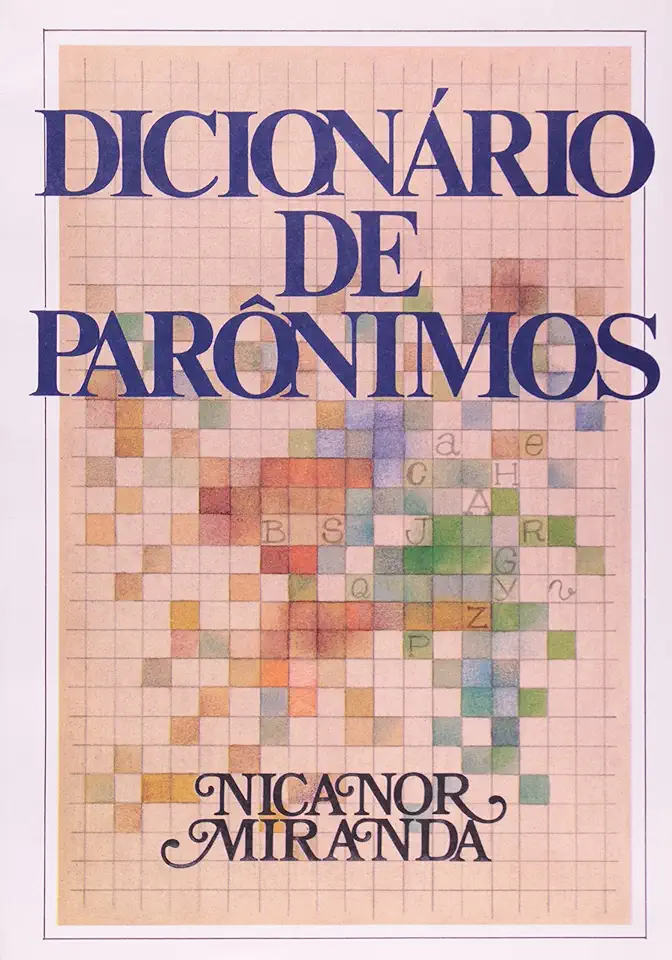 Capa do Livro Dicionário de Parônimos - Nicanor Miranda