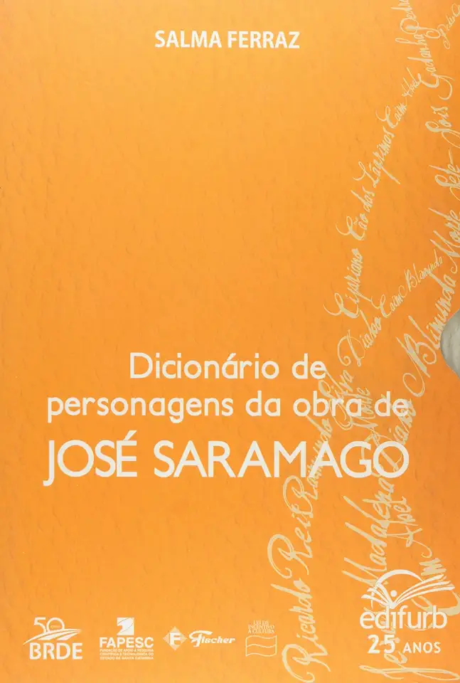 Capa do Livro Dicionário de Personagens da Obra de José Saramago - Salma Ferraz