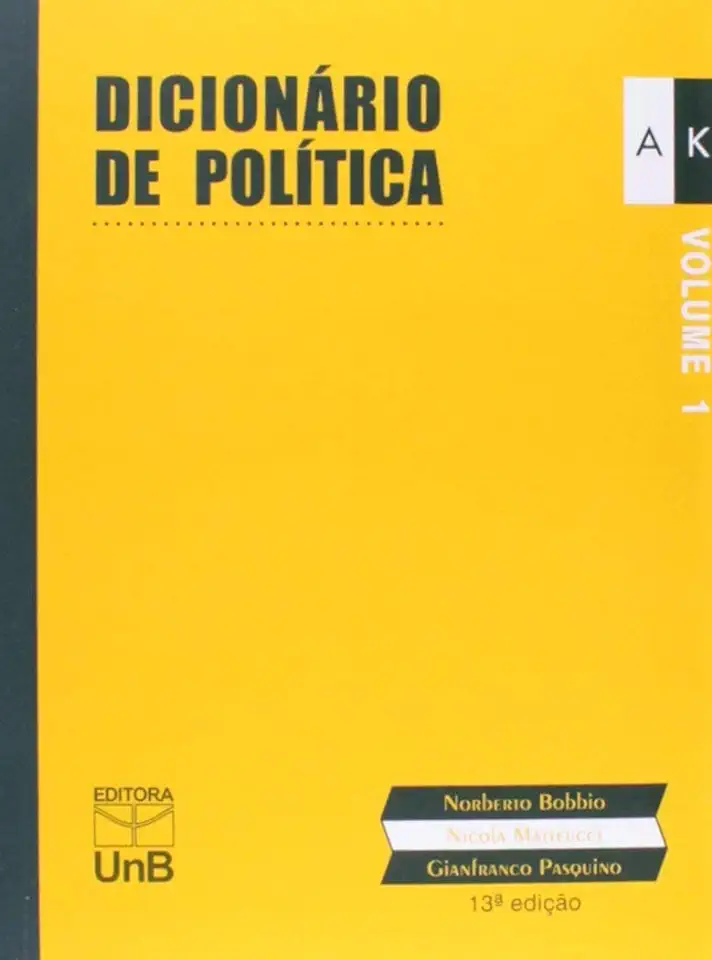 Capa do Livro Dicionário de Política 2 Volumes - Norberto Bobbio