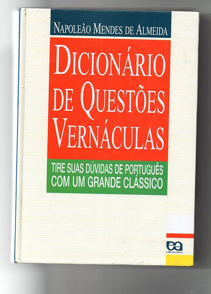 Capa do Livro Dicionário de Questões Vernáculas - Napoleão Mendes de Almeida