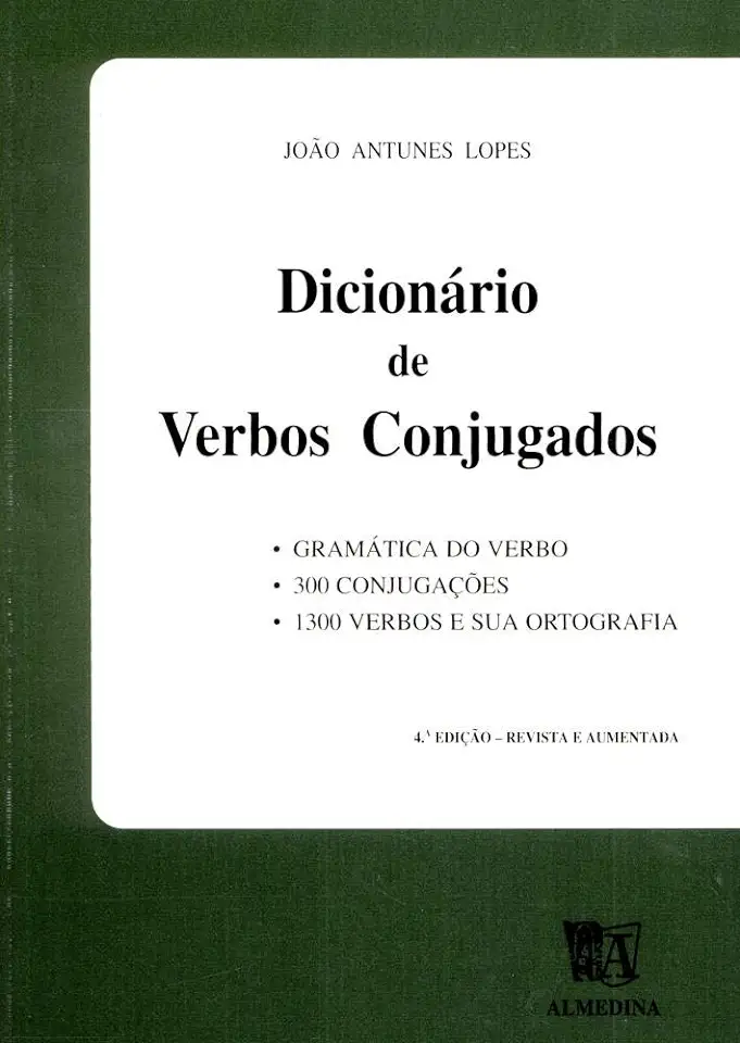 Capa do Livro Dicionário de Verbos - João Antunes Lopes