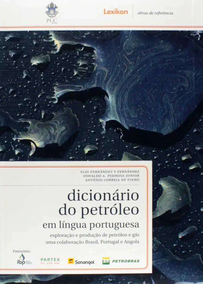 Capa do Livro Dicionário do Petróleo Em Língua Portuguesa - Eloi Fernández y Fernández e Outros