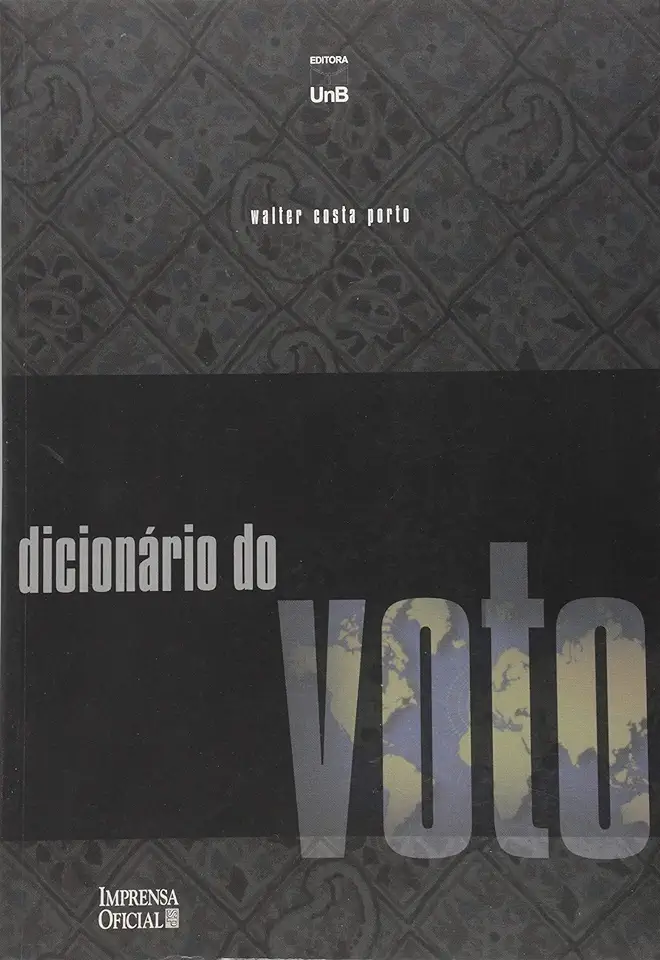 Capa do Livro Dicionário do Voto - Walter Costa Porto