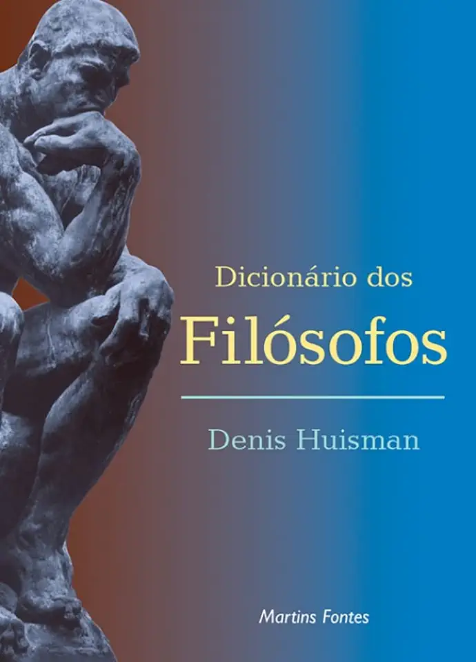 Capa do Livro Dicionário dos Filósofos - Denis Huisman