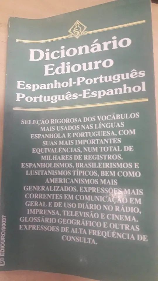 Capa do Livro Dicionário Ediouro Espanhol - Português / Português - Espanhol - Ediouro