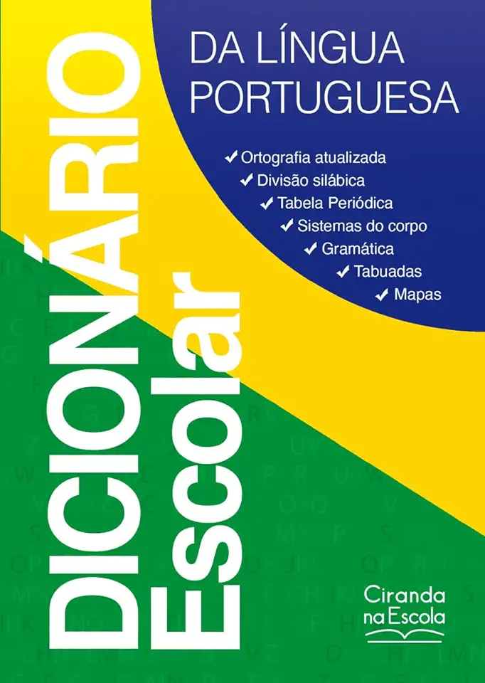 Capa do Livro Dicionário Escolar Língua Portuguesa - Ciranda Cultural