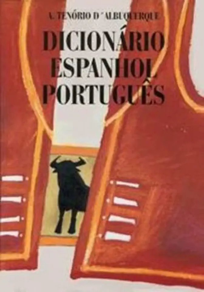 Capa do Livro Dicionário Espanhol Português - A. Tenório D Albuquerque