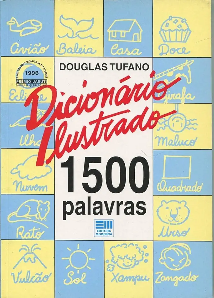 Capa do Livro Dicionário Ilustrado 1500 Palavras - Douglas Tufano