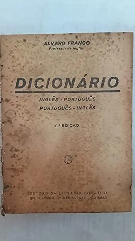 Capa do Livro Dicionário Inglês-português Português-inglês - Alvaro Franco