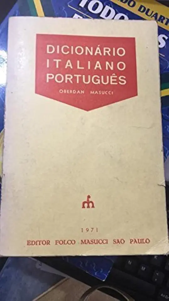 Capa do Livro Dicionário Italiano Português - Oberdan Masucci