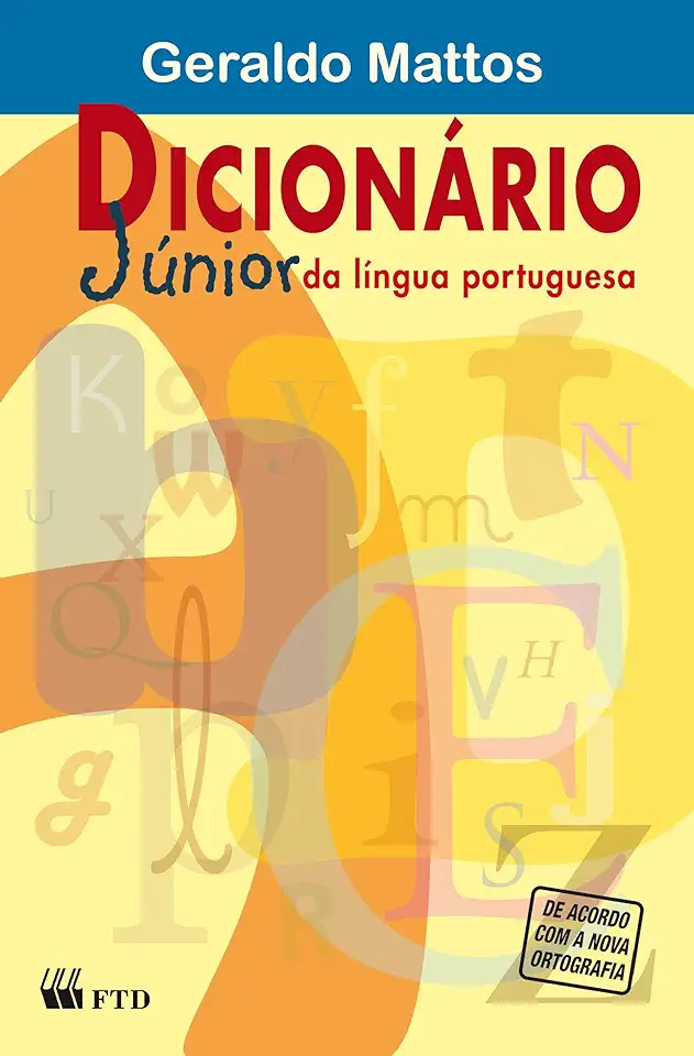 Capa do Livro Dicionário Júnior da Língua Portuguesa - Geraldo Mattos