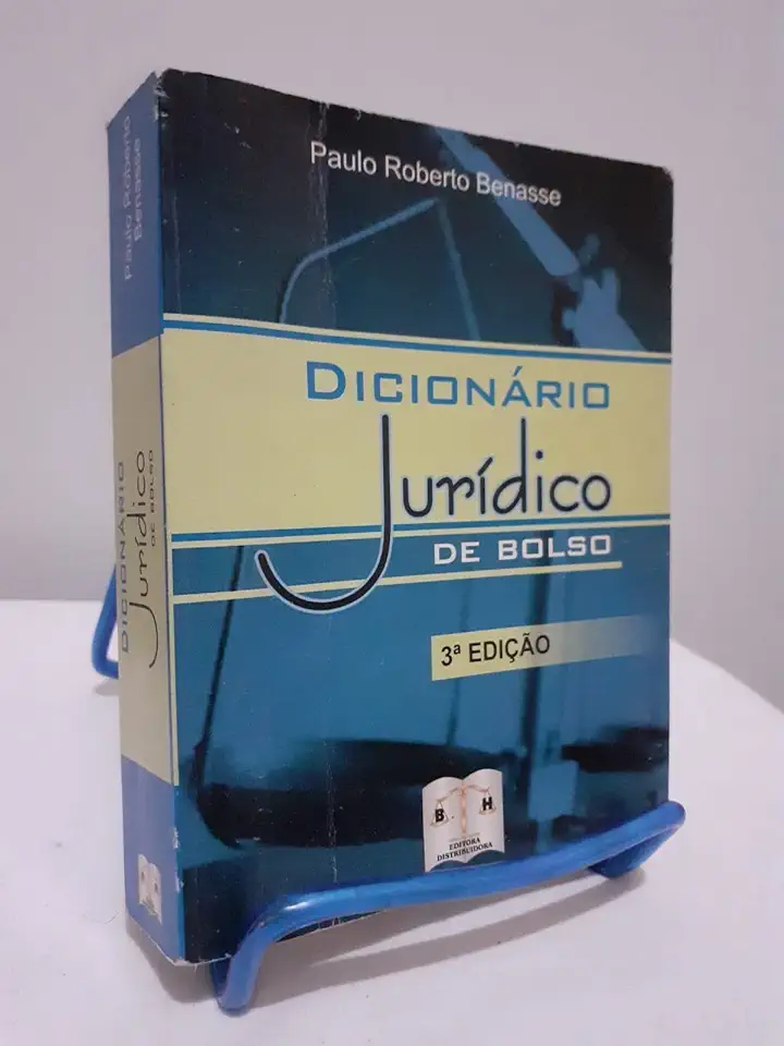 Capa do Livro Dicionário Jurídico de Bolso - Paulo Roberto Benasse