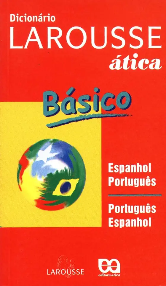 Capa do Livro Dicionario Larousse Atica Basico Espanhol/português - Larousse