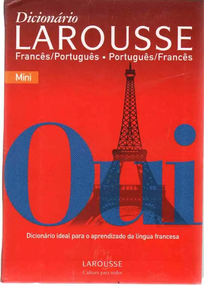 Capa do Livro Dicionário Larousse - Francês/português - Português/francês - José A. Galvez