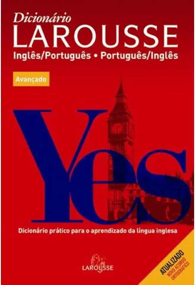 Capa do Livro Dicionário Larousse Inglêsportuguês - Portuguêsinglês - Lafonte