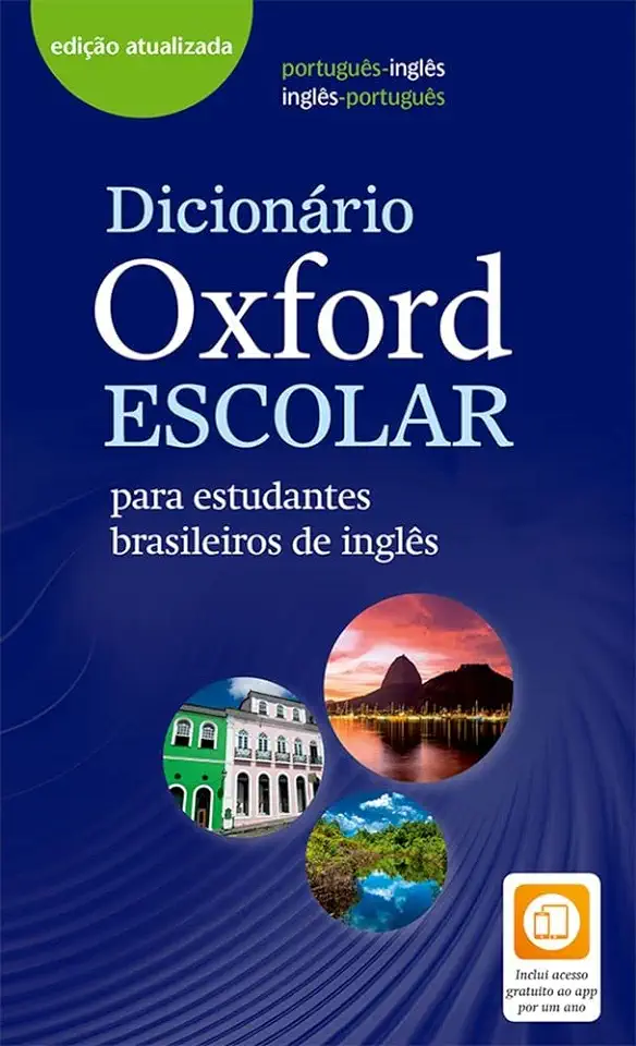 Capa do Livro Dicionário Oxford Escolar para Estudantes Brasileiros de Inglês - Dicionário Oxford