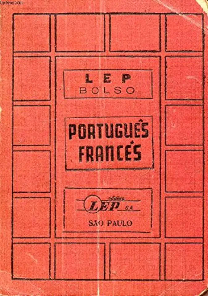 Capa do Livro Dicionário Português Francês - J. Carvalho