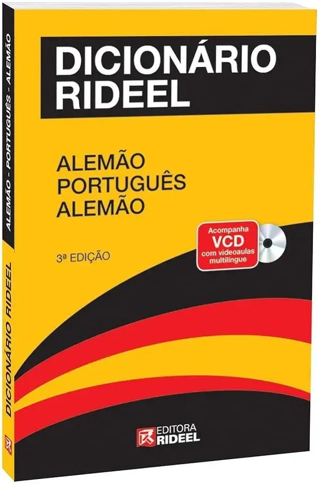 Capa do Livro Dicionário Rideel Alemão Português Alemão - Afonso Telles Alves