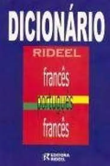 Capa do Livro Dicionário Rideel Francês Português Francês - Afonso Telles Alves