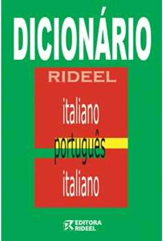 Capa do Livro Dicionario Rideel Italiano Portugues Italiano - Afonso Telles Alves