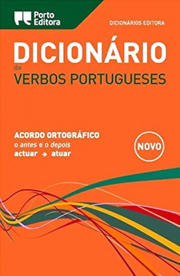 Capa do Livro Diconário de Verbos Portugueses - Porto