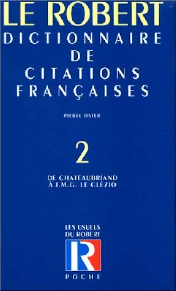 Capa do Livro Dictionnaire de Citations Françaises - Pierre Oster