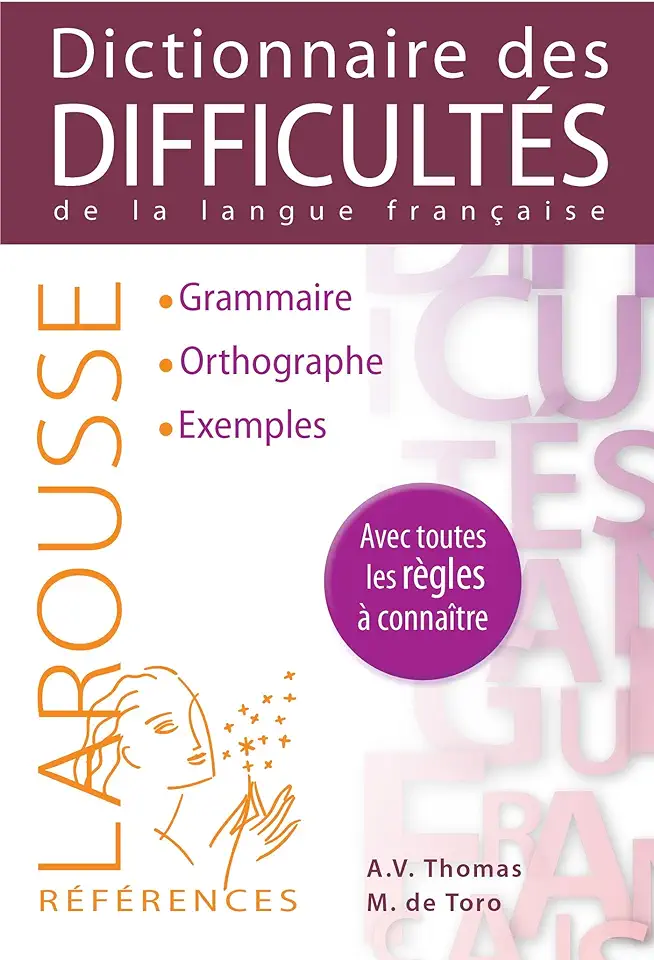 Capa do Livro Dictionnaire des Difficultés de La Langue Française - Adolphe V. Thomas