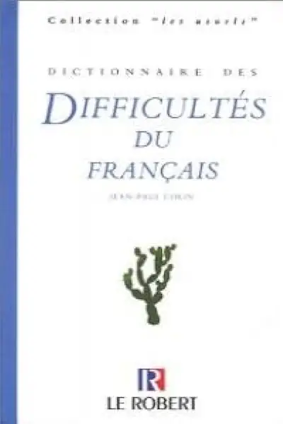 Capa do Livro Dictionnaire des Difficultés Du Français - Jean-paul Colin