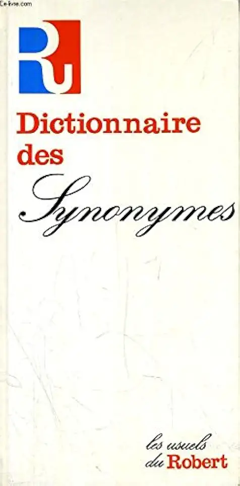 Capa do Livro Dictionnaire des Synonymes - Henri Bénac