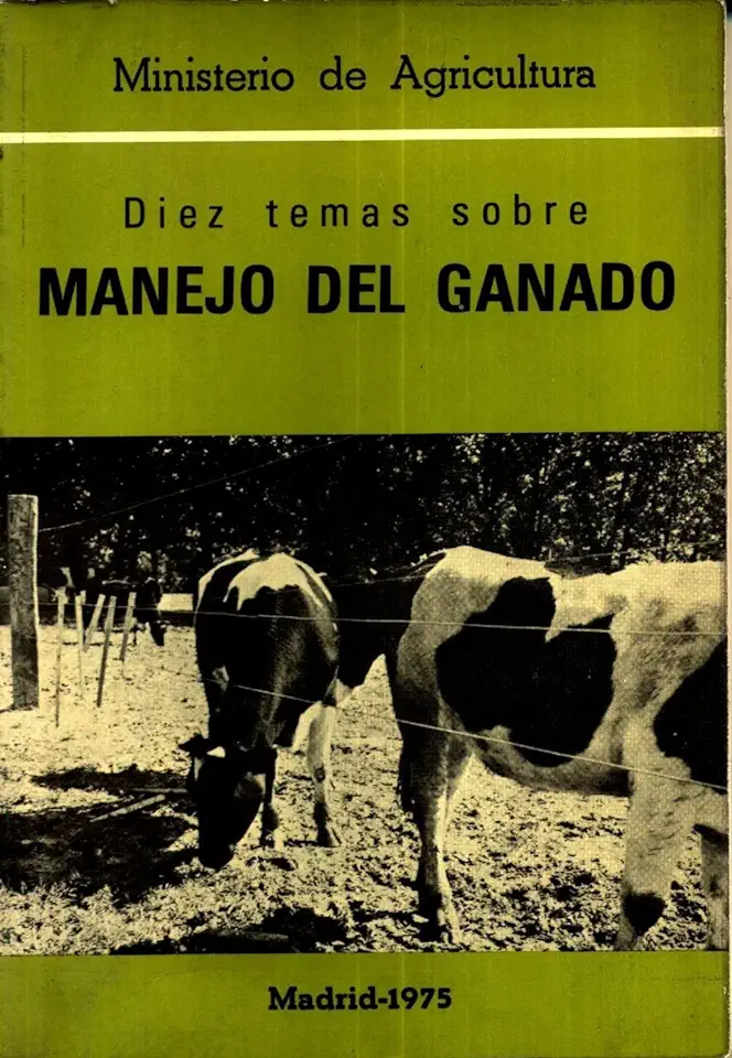 Capa do Livro Diez temas sobre manejo del ganado - T. Aranguez