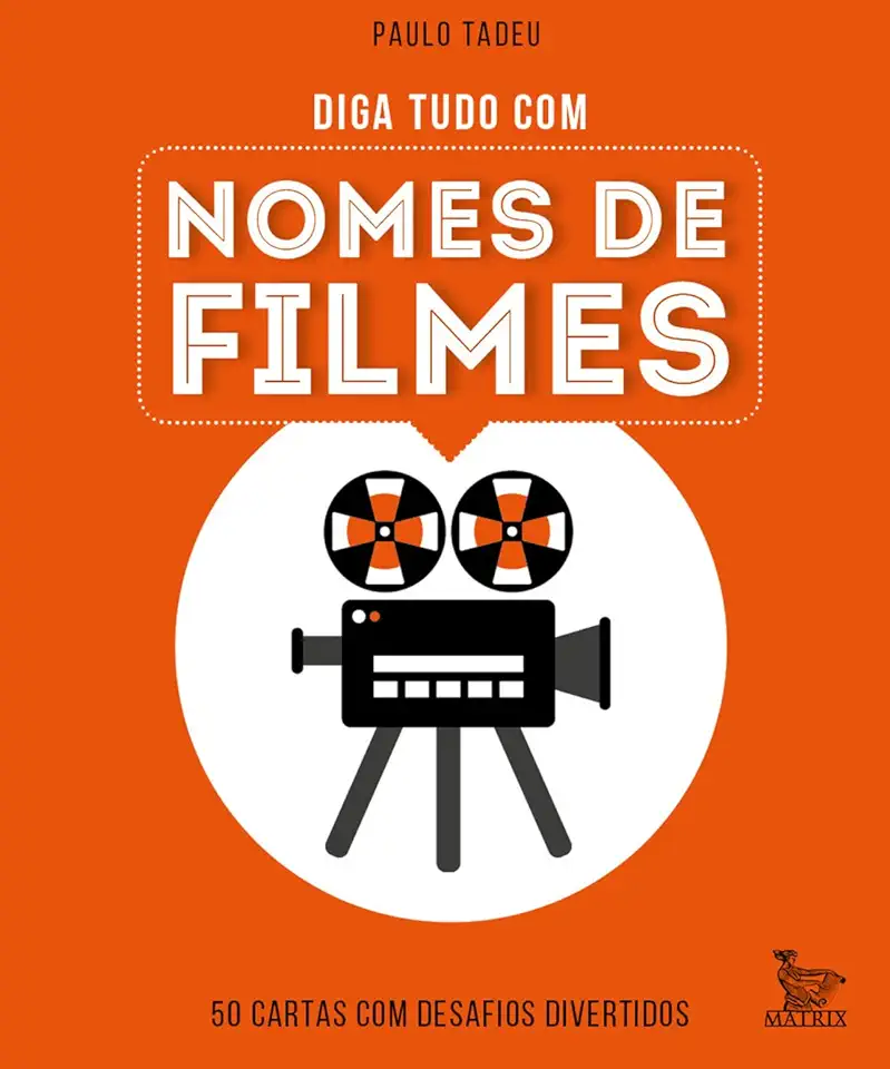 Capa do Livro Diga tudo com nomes de filmes - Paulo