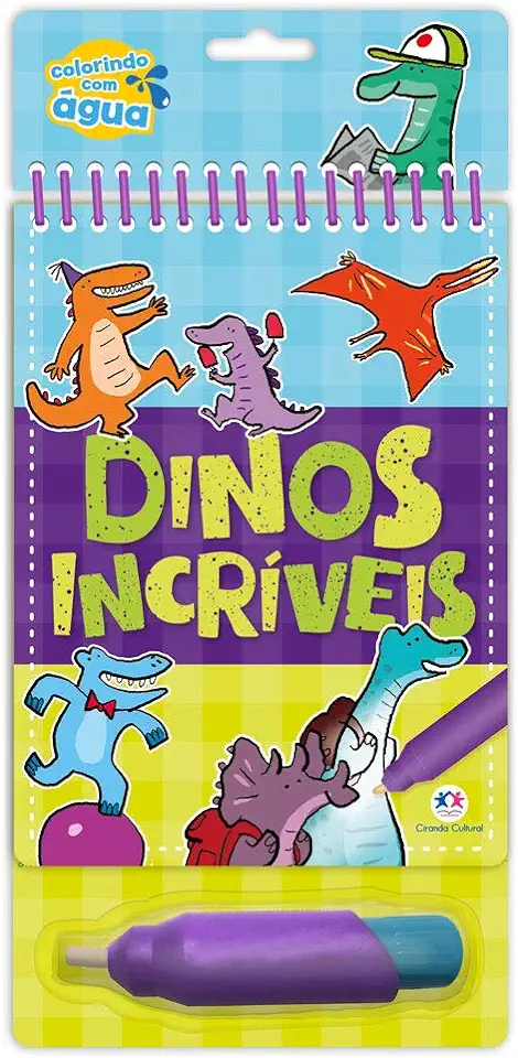 Capa do Livro Dinos incríveis - Ciranda Cultural