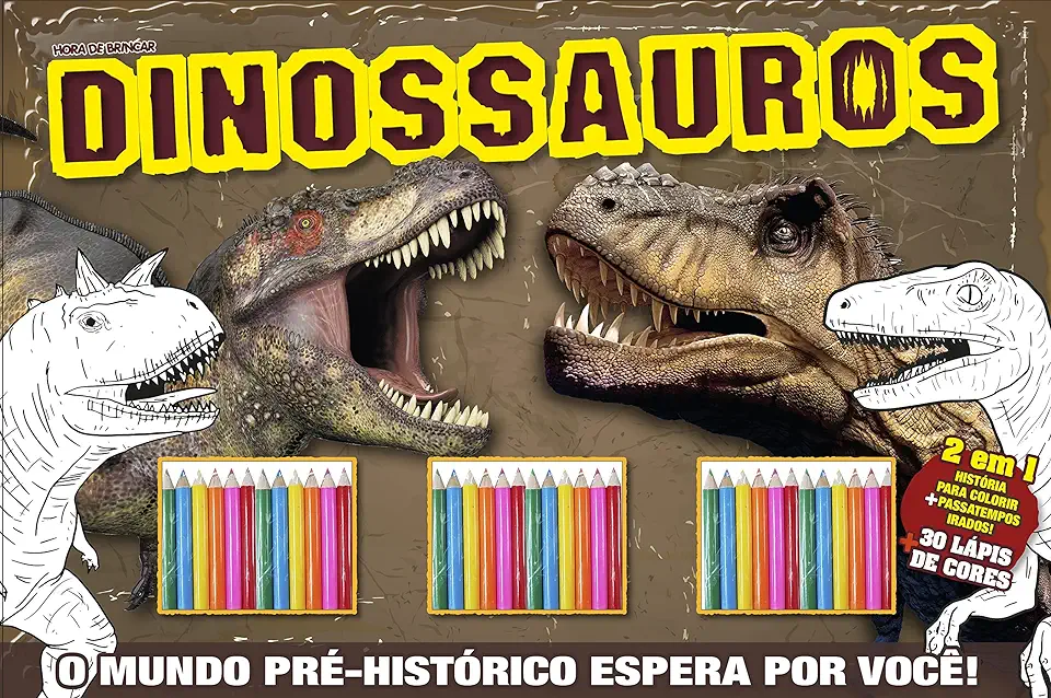 Capa do Livro Dinossauros Hora De Brincar - On Line