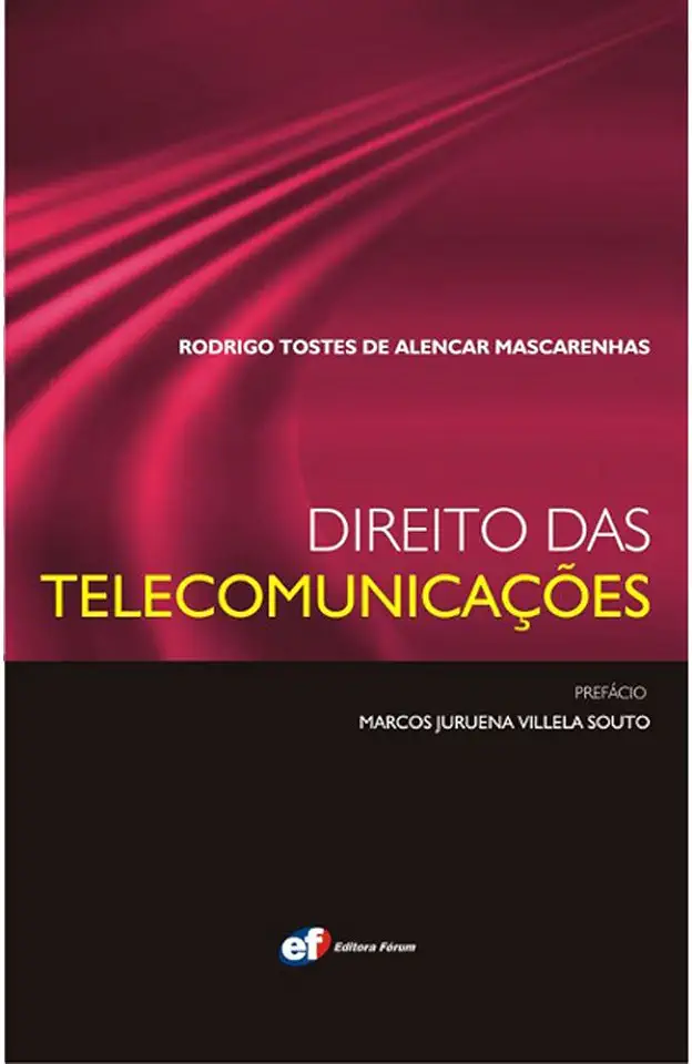 Capa do Livro Direito das Telecomunicações - Rodrigo Tostes de Alencar Mascarenhas