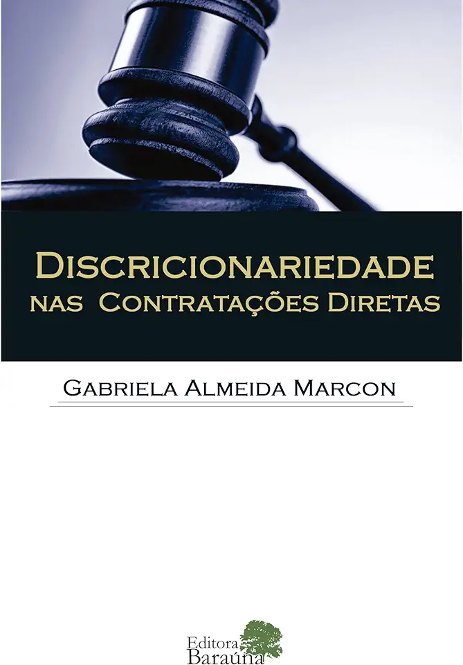 Capa do Livro Discricionariedade nas Contratações Direta - Gabriela Almeida Marcon