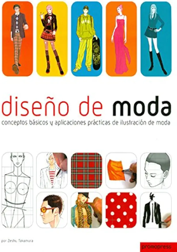 Capa do Livro Diseño de Moda - Zeshu Takamura