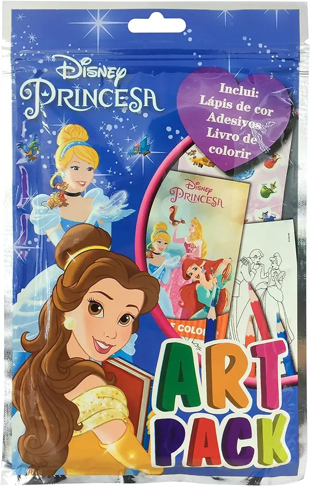 Capa do Livro Disney - Art Pack - Princesas - Disney