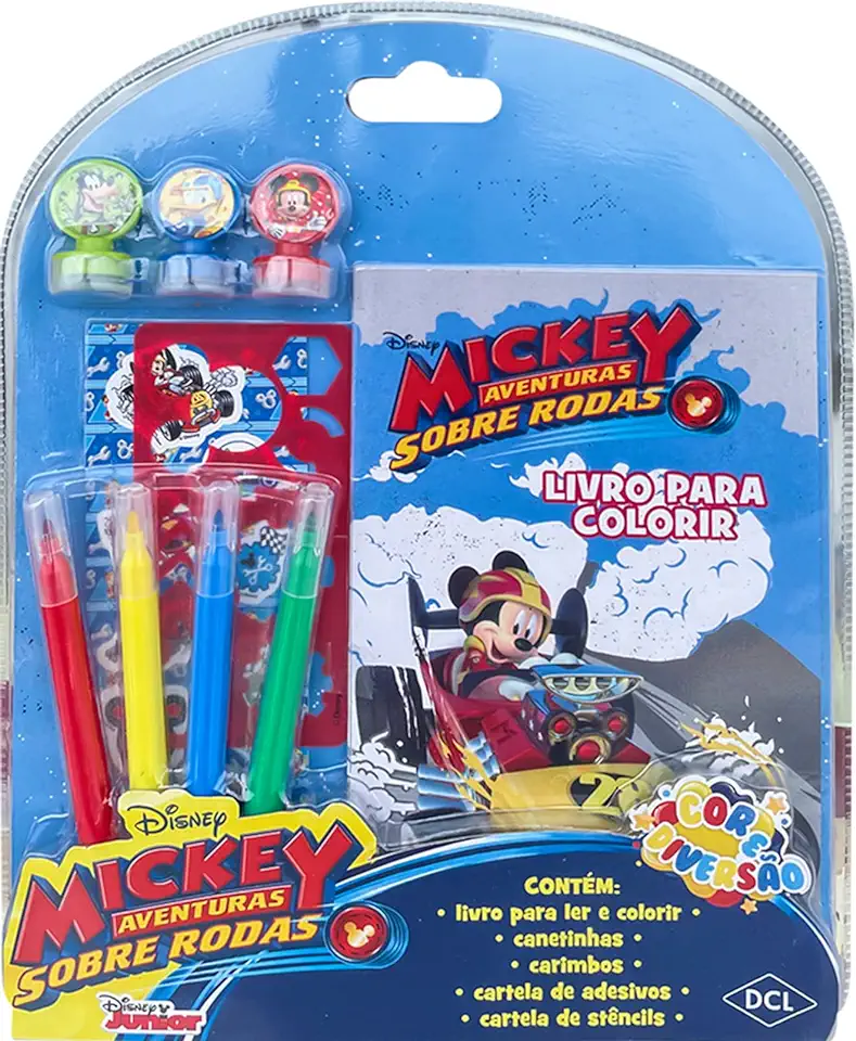 Capa do Livro Disney - Cor E Diversão - Mickey - Disney