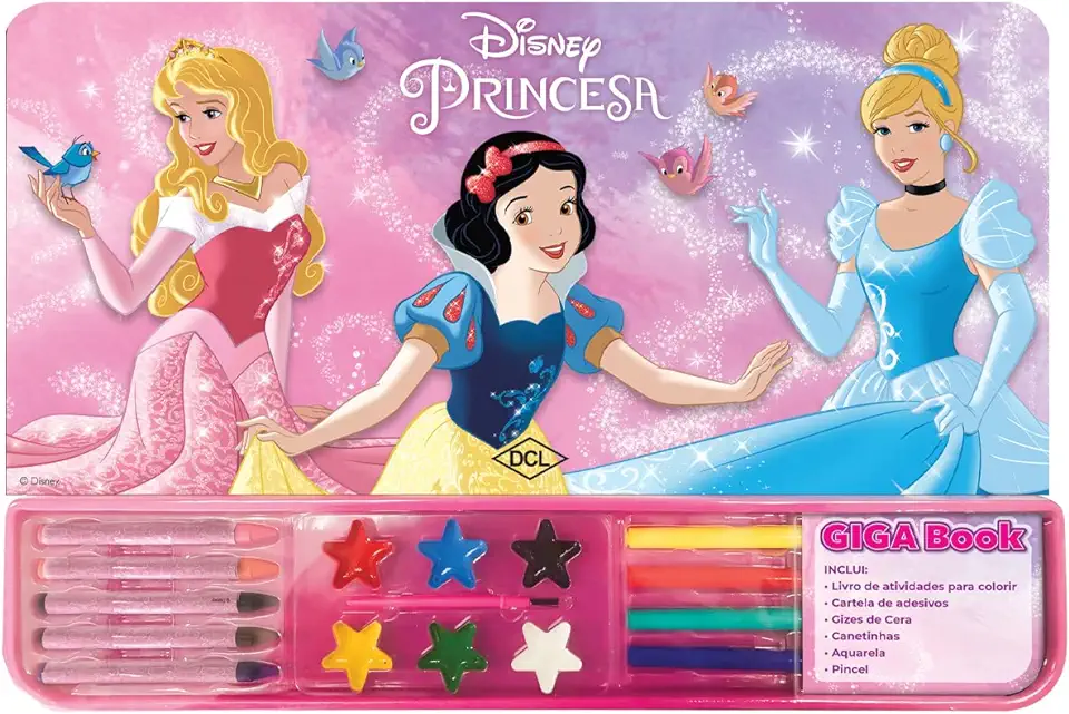 Capa do Livro Disney - Giga Books - Princesas - Dcl