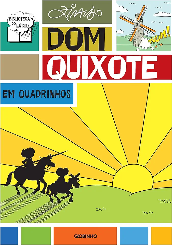 Capa do Livro Dom Quixote em quadrinhos - Ziraldo