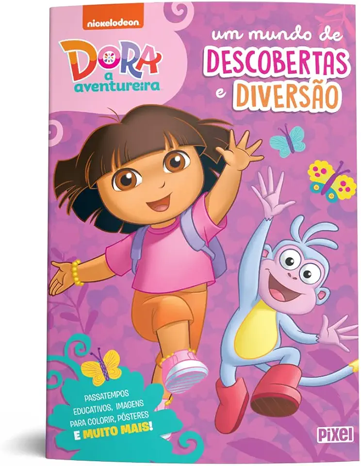 Capa do Livro Dora a Aventureira - Nickelodeon